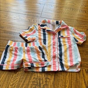 Nordstrom Multicolor Striped Kids Pajama Set